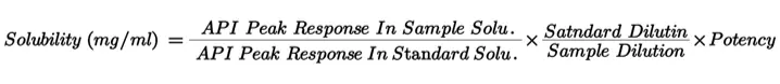 Solubility