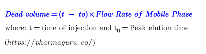 Void Volume, Dead Volume and Dwell Volume In HPLC: Learn Easily In 11 Minutes 6 Dead volume and dwell volume in HPLC