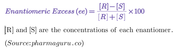 Enantiomeric Excess