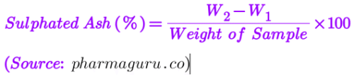 Sulphated Ash Test (Residue on Ignition Test) In Pharmaceuticals: Why & How 1 Sulphated Ash Test In Pharmaceutical Analysis