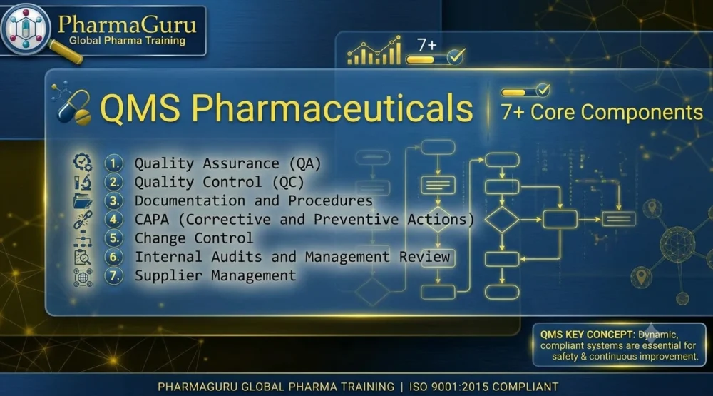7+ Core Components of a Pharmaceutical Quality Management System (QMS)