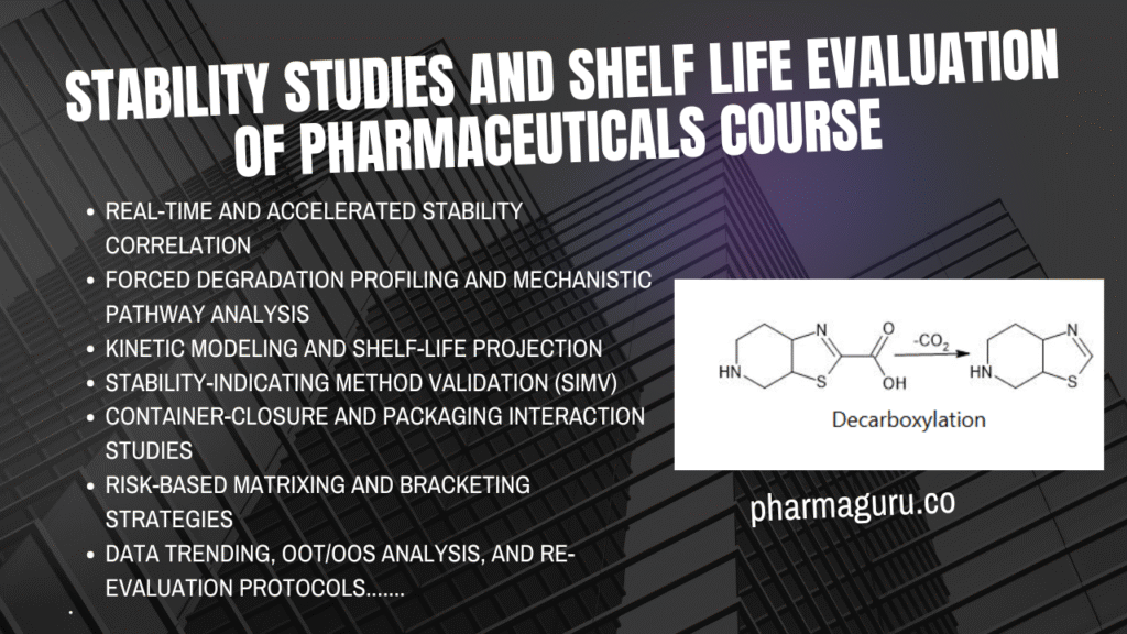 PharmaGuru Premium Course: Unlock Your Potential 6 Stability Studies and Shelf Life Evaluation of Pharmaceuticals Course with Certificate