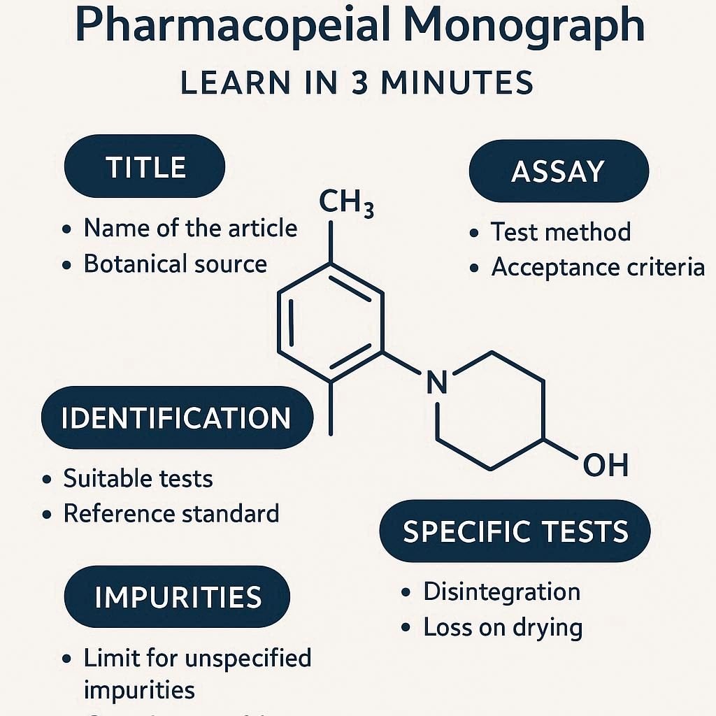 How to Conduct an Evaluation of a Pharmacopeial Monograph: Learn In 3 Minutes 2 How to Conduct an Evaluation of a Pharmacopeial Monograph: Learn In 3 Minutes