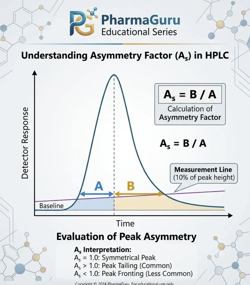 Asymmetry Factor Vs Tailing Factor in HPLC