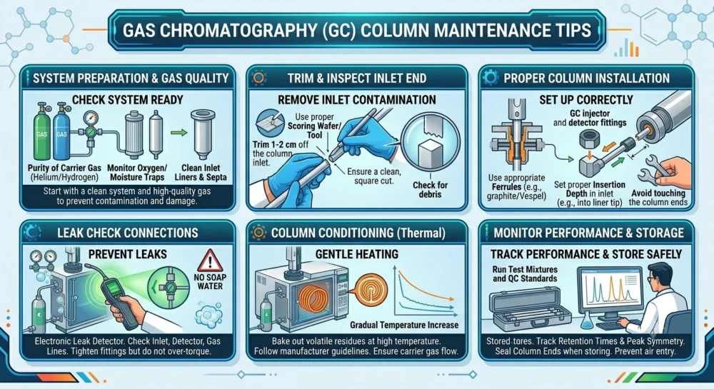 12 GC Column Maintenance Tips to Extend Column Life 2 12 GC Column Maintenance Tips